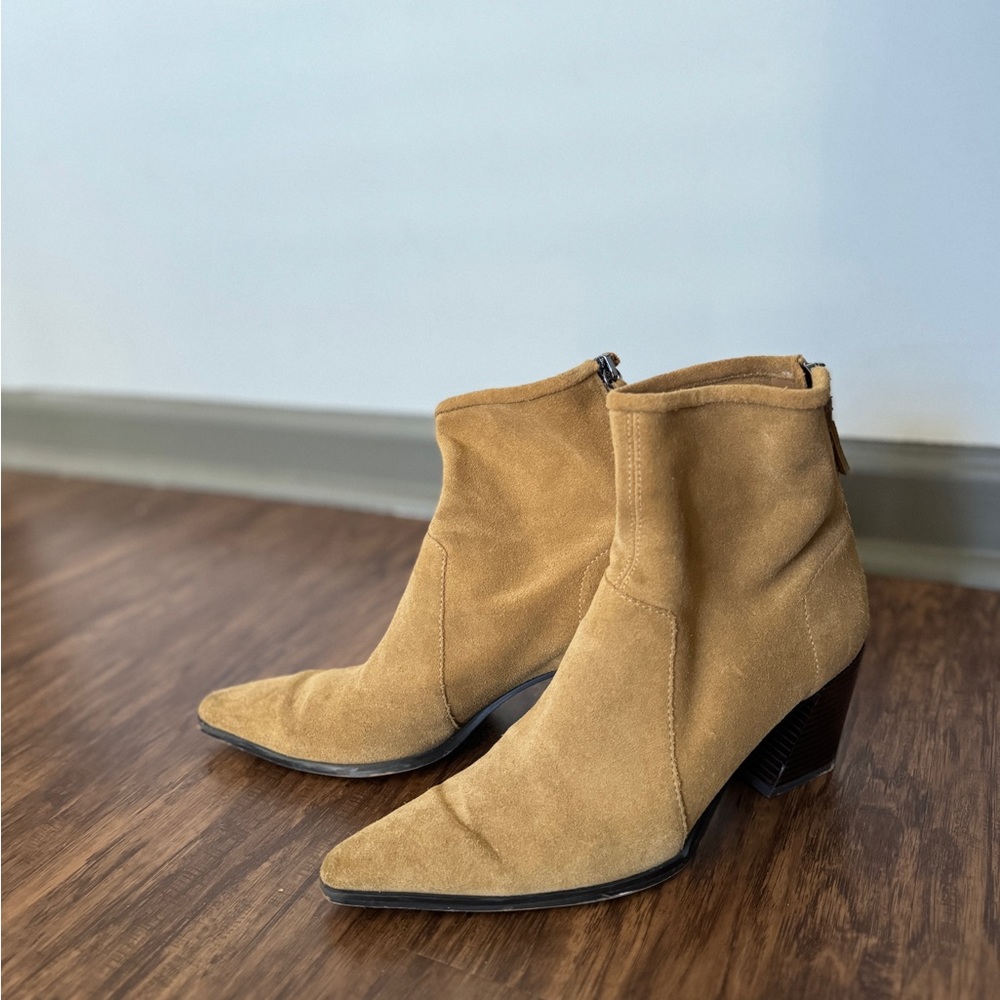 Heeled cowboy ankle boots - Zara - 6.5